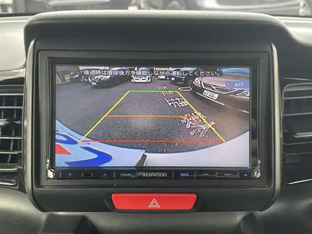 ホンダ Ｎ ＢＯＸ 2トーン カスタム SSパッケージ 岐阜県 2016(平28)年 9万km 白Ⅱ (株)IDOMが運営する【じしゃロン多治見店】の自社ローン専用車両になります。こちらは現金またはオートローンご利用時の価格です。自社ローンご希望の方は別途その旨お申付け下さい。/KENWOODナビ/　（Bluetooth/DVD/フルセグ）/両側パワースライドドア/衝突軽減/バックカメラ/前席シートヒーター/オートライト/フォグランプ/ブラックスタイルAW/フロントグリル