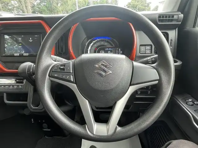 スズキ ハスラー HYBRID G 栃木県 2021(令3)年 11.5万km バーミリオンオレンジ/ガンメタリック2トーン (株)IDOMが運営する【じしゃロン宇都宮店】の自社ローン専用車両になります。こちらは現金またはオートローンご利用時の価格です。自社ローンご希望の方は別途その旨お申付け下さい/７型ＳＤナビ/Ｂｌｕｅｔｏｏｔｈ接続/ＣＤ/バックカメラ/ＥＴＣ/シートヒーター/アイドリングストップ/パーキングアシスト/レーンキープアシスト/ＩＳＯＦＩＸ/プッシュスタート/オートライト