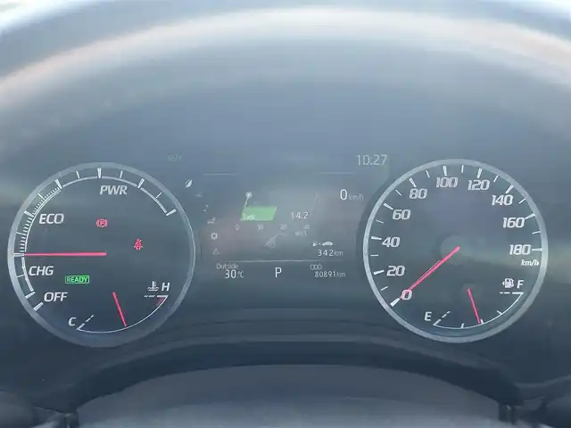 トヨタ クラウン ハイブリッド RS アドバンス 愛媛県 2020(令2)年 8.1万km プレシャスガレナ 登録時走行距離：80891km/メーカーOP純正メモリナビ/社外前後ドラレコ/ビルトインETC/バックカメラ/追従クルコン/レーンキープアシスト/パーキングアシスト/衝突軽減システム/盗難防止装置/横滑り防止装置/サンルーフ/パワーシート/シートメモリー/シートヒーター/エアシート/パワーシート/LEDヘッドライト/オートライト/オートハイビーム/フォグランプ/エンジンスタートボタン/スマートキー/スペアキー1本/純正アルミホイール/純正フロアマット