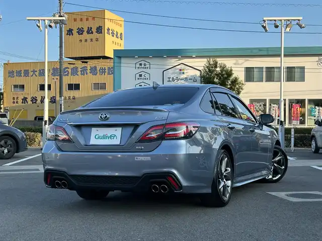 トヨタ クラウン ハイブリッド RS アドバンス 愛媛県 2020(令2)年 8.1万km プレシャスガレナ 登録時走行距離：80891km/メーカーOP純正メモリナビ/社外前後ドラレコ/ビルトインETC/バックカメラ/追従クルコン/レーンキープアシスト/パーキングアシスト/衝突軽減システム/盗難防止装置/横滑り防止装置/サンルーフ/パワーシート/シートメモリー/シートヒーター/エアシート/パワーシート/LEDヘッドライト/オートライト/オートハイビーム/フォグランプ/エンジンスタートボタン/スマートキー/スペアキー1本/純正アルミホイール/純正フロアマット