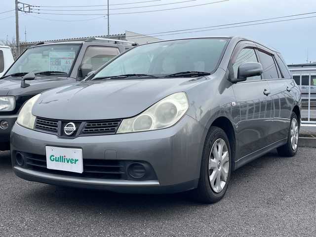 日産 ウイングロード 18RX 神奈川県 2006(平18)年 13.7万km トワイライトグレー 純正ナビ　/CD/MD/バックカメラ　/サイドブラインドモニター　/パドルシフト　/純正フロアマット