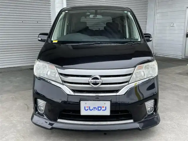 日産 セレナ ハイウェイスター S HV Vエアロ 茨城県 2013(平25)年 8.7万km スーパーブラック (株)IDOMが運営する【じしゃロン水戸店】の自社ローン専用車両になりますこちらは現金またはオートローンご利用時の価格です。自社ローンご希望の方は別途その旨お申付け下さい/純正ナビ(MM113D-W)/バックカメラ/ガラスルーフ/片側パワースライドドア/スタート/16インチアルミホイール/純正フロアマット/ETC