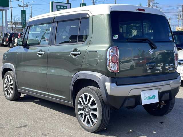 スズキ ハスラー Jスタイル Ⅱ ターボ 道東・釧路十勝 2016(平28)年 7.6万km クールカーキパールメタリック/ホワイト2トーンルーフ 4WD/ナビ　/(AM/FM/CD/DVD/BT)/ビルトインETC/ハーフレザーシート/シートヒーター/純正15インチAW/純正フロアマット/ドアバイザー/アイドリングストップ/クルーズコントロール/レーンキープアシスト/オートライト/ライトレベライザー/フォグランプ/盗難防止装置/ABS/横滑り防止装置/スペアキー