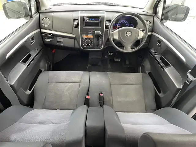 スズキ ワゴンＲ LTDⅡ 滋賀県 2012(平24)年 12万km ブルーイッシュブラックパール3 社外オーディオ/D席シートヒーター/プッシュスタート/スマートキー/オートライト/オートエアコン/純正14インチAW/電動格納ミラー/革巻きステアリング/リアスポイラー