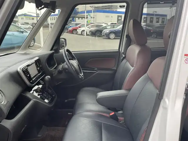 日産 デイズ ルークス ボレロ 長崎県 2017(平29)年 5.9万km ピンクゴールドM/シルキーホワイト 全方位カメラ/純正ナビ/（フルセグ・DVD・CD・SD・BT)/エマージェンシーブレーキ/ETC/両側パワースライドドア/スマートキー/スペアキー/ドライブレコーダー/ステアリングスイッチ/アイドリングストップ/合皮レザーシート/純正フロアマット