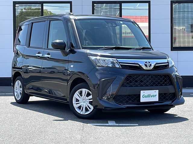 トヨタ ルーミー X 山口県 2022(令4)年 2.8万km ブラックマイカメタリック 社外ディスプレイオーディオ/・フルセグTV/・Bluetooth接続/・バックカメラ/ドライブレコーダー/スマートアシスト/衝突警報機能/ブレーキ制御付誤発進抑制機能/ふらつき警報/先行者発進お知らせ機能/標識認識機能/片側パワースライドドア/純正フロアマット