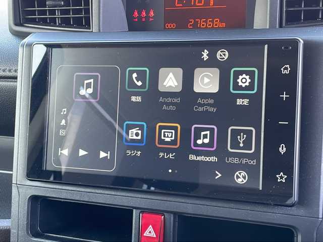 トヨタ ルーミー X 山口県 2022(令4)年 2.8万km ブラックマイカメタリック 社外ディスプレイオーディオ/・フルセグTV/・Bluetooth接続/・バックカメラ/ドライブレコーダー/スマートアシスト/衝突警報機能/ブレーキ制御付誤発進抑制機能/ふらつき警報/先行者発進お知らせ機能/標識認識機能/片側パワースライドドア/純正フロアマット
