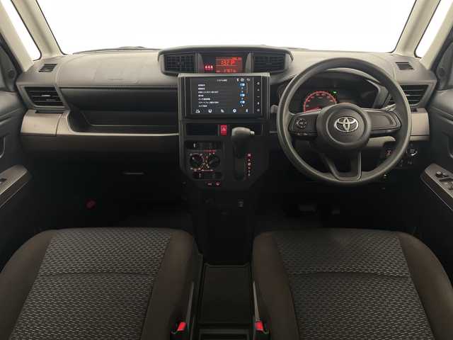 トヨタ ルーミー X 宮崎県 2022(令4)年 2.8万km ブラックマイカメタリック 禁煙車/衝突被害軽減ブレーキ/純正9型ディスプレイオーディオ/（AppleCarPlay/Bluetooth/FMAM/フルセグTV)/純正バックカメラ/純正LEDオートライト/純正ラバーマット/左側電動スライドドア/クリアランスソナー/オートマチックハイビーム/オート電動格納ミラー/スマートキー/プッシュエンジンスタート/新車時保証書/取扱い説明書