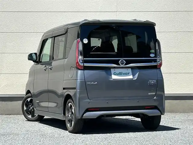 日産 ルークス ハイウェイスター X 茨城県 2020(令2)年 2.7万km チタニウムグレーメタリック 純正メモリナビ（型番：MM320D-L）/アラウンドビューモニター/前方ドライブレコーダー（型番：DJ4-D）/片側パワースライドドア/プッシュスタート/LEDヘッドライト/純正フロアマット/純正ドアバイザー/　