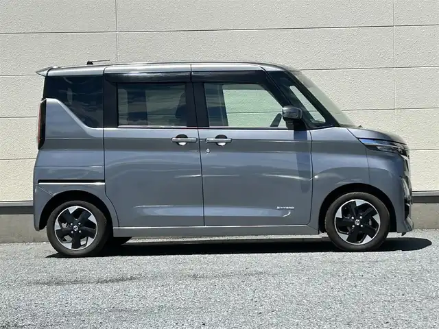 日産 ルークス ハイウェイスター X 茨城県 2020(令2)年 2.7万km チタニウムグレーメタリック 純正メモリナビ（型番：MM320D-L）/アラウンドビューモニター/前方ドライブレコーダー（型番：DJ4-D）/片側パワースライドドア/プッシュスタート/LEDヘッドライト/純正フロアマット/純正ドアバイザー/　