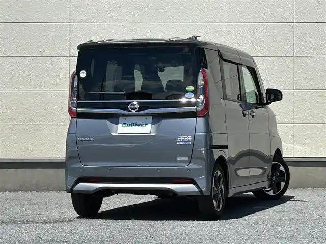 日産 ルークス ハイウェイスター X 茨城県 2020(令2)年 2.7万km チタニウムグレーメタリック 純正メモリナビ（型番：MM320D-L）/アラウンドビューモニター/前方ドライブレコーダー（型番：DJ4-D）/片側パワースライドドア/プッシュスタート/LEDヘッドライト/純正フロアマット/純正ドアバイザー/　