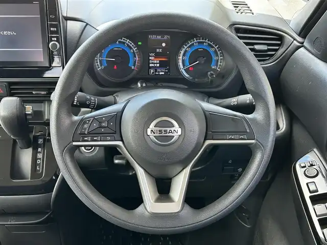 日産 ルークス ハイウェイスター X 茨城県 2020(令2)年 2.7万km チタニウムグレーメタリック 純正メモリナビ（型番：MM320D-L）/アラウンドビューモニター/前方ドライブレコーダー（型番：DJ4-D）/片側パワースライドドア/プッシュスタート/LEDヘッドライト/純正フロアマット/純正ドアバイザー/　