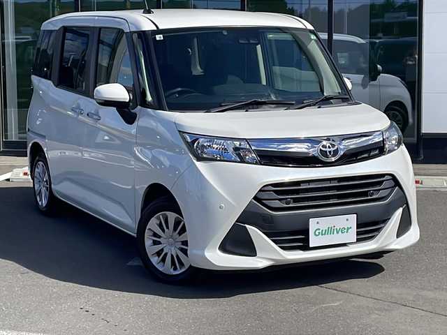 トヨタ タンク G 道東・釧路十勝 2019(令1)年 7.4万km パールホワイトⅢ ・4WD/・寒冷地仕様/・社外SDメモリナビ/（CD・AUX・BT・ラジオ・BT）/・バックカメラ/・両側パワースライドドア/・クルーズコントロール/・スマートキー/・プッシュスタート/・コーナーセンサー/・衝突軽減ブレーキ/・オートマチックハイビーム/・アイドリングストップ/・ドアミラーヒーター/・ウォークスルー/・ステアリングスイッチ/・コーナーセンサー