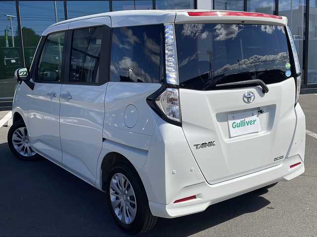 トヨタ タンク G 道東・釧路十勝 2019(令1)年 7.4万km パールホワイトⅢ ・4WD/・寒冷地仕様/・社外SDメモリナビ/（CD・AUX・BT・ラジオ・BT）/・バックカメラ/・両側パワースライドドア/・クルーズコントロール/・スマートキー/・プッシュスタート/・コーナーセンサー/・衝突軽減ブレーキ/・オートマチックハイビーム/・アイドリングストップ/・ドアミラーヒーター/・ウォークスルー/・ステアリングスイッチ/・コーナーセンサー