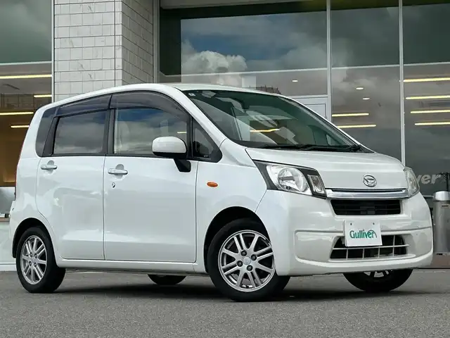 ダイハツ ムーヴ L 兵庫県 2014(平26)年 6.3万km パールホワイトⅢ ナビ/HDD/フルセグTV/CD/DVD/ETC/アイドリングストップ/ABS/パワーステアリング/ヘッドライトレベライザー/純正フロアマット/純正ドアバイザー/純正アルミホイール/スペアキー/取扱説明書