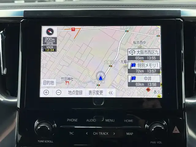トヨタ アルファード S タイプゴールド 奈良県 2020(令2)年 3.9万km 黒 純正９型ディスプレイオーディオ　/純正12.1型フリップダウンモニター /パワーバックドア /AC100V /コンビステアリング /ハーフレザーシート /２列目オットマン /コーナーセンサー /フォグライト /３眼ヘッドライト