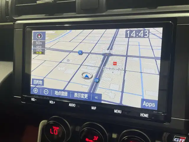 トヨタ ＧＲ８６ RZ 岐阜県 2022(令4)年 3.3万km クリスタルホワイトパール GROWダウンサス純サス車載/純正9型SDナビ（NSZT-Y68T）/（フルセグTV/CD/DVD/Bluetooth）/TVキャンセラー/純正SDナビ（NSZT-W68T）/（フルセグTV/CD/DVD/Bluetooth/AUX）/バックカメラ/ハーフレザーシート/前席シートヒーター/本革巻きステアリング/本革巻きシフトノブ/LEDヘッドライト/オートライト/スポーツアルミペダル/純正18インチAW/純正フロアマット/ABS/横滑り防止装置/後側方警戒支援システム/ステアリング連動ヘッドランプ/ダブル＋サイドエアバッグ