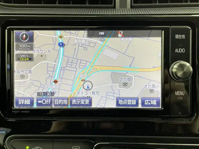 トヨタ アクア S スタイルブラック 大阪府 2018(平30)年 7万km ライムホワイトパールクリスタルシャイン トヨタセーフティセンス/純正SDナビ/　CD/DVD/BT/TV/バックカメラ/ETC/ステアリングスイッチ/オートライト/スマートキー/プッシュスタート/ドアバイザー/フォグランプ/ウインカーミラー/社外15インチアルミホイール/ドアバイザー/電動格納ミラー