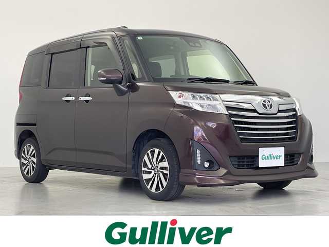 トヨタ ルーミー カスタムG 愛知県 2019(令1)年 7.4万km プラムブラウンパールクリスタルシャイン 純正ナビ/・Bluetooth/・CD/・フルセグテレビ/バックカメラ/両側パワースライドドア/衝突軽減ブレーキ/レーンキープアシスト/オートマチックハイビーム/前後コーナーセンサー/レーダークルーズコントロール/前方ドライブレコーダー/ETC/LEDヘッドライト