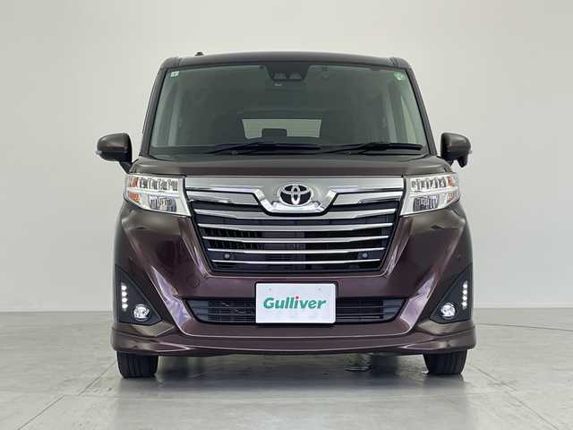 トヨタ ルーミー カスタムG 愛知県 2019(令1)年 7.4万km プラムブラウンパールクリスタルシャイン 純正ナビ/・Bluetooth/・CD/・フルセグテレビ/バックカメラ/両側パワースライドドア/衝突軽減ブレーキ/レーンキープアシスト/オートマチックハイビーム/前後コーナーセンサー/レーダークルーズコントロール/前方ドライブレコーダー/ETC/LEDヘッドライト
