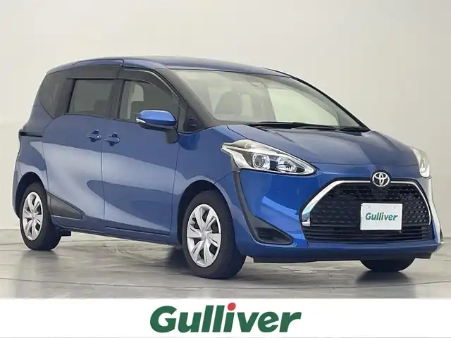 トヨタ シエンタ G 滋賀県 2018(平30)年 2.6万km コバルトブルーメタリック 禁煙車/純正ナビ(AM/FM/CD/フルセグ/Bluetooth)/ＥＴＣ/両側電動/クルーズコントロール/オートハイビーム/前後クリアランスソナー/アイドリングストップ/レーンキープアシスト/横滑り防止装置/衝突軽減システム/純正フロアマット/プッシュスタート/スマートキー×2