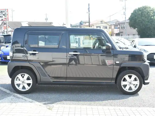 ダイハツ タフト G ターボ クロムベンチャー 神奈川県 2022(令4)年 4.8万km ブラックマイカメタリック ワンオーナー/純正ディスプレイオーディオ/フルセグテレビ/Bluetooth/アダプティブクルーズ/プッシュスタート/LEDヘッドライト/ETC/シートヒーター/スカイルーフ/保証書/取説