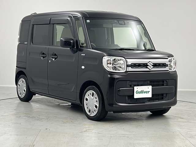 スズキ スペーシア HYBRID X 茨城県 2019(令1)年 5.8万km アーバンブラウンパールメタリック スズキセーフティサポート/社外メモリナビ/両側パワースライドドア/前方ドライブレコーダー/D席シートヒーター/電動格納ミラー/プッシュスタート/サンシェード/純正フロアマット/純正ホイールキャップ/ハロゲンライト/オートライト/スマートキー