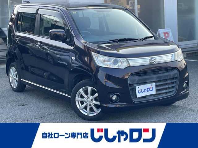 スズキ ワゴンＲ スティングレー X 埼玉県 2013(平25)年 4.6万km ミステリアスバイオレットパール 社外ナビ/（AM/FM/CD/DVD)/ワンセグＴＶ　/プッシュスタート　/純正フロアマット　/スマートキー　/オートライト　/ドアバイザー　/電動格納ミラー