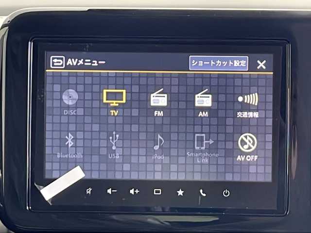 スズキ ワゴンＲ スマイル HYBRID X 秋田県 2024(令6)年 0.1千km オフブルーメタリック/ホワイト2トーン ４WD/純正ナビ（フルセグTV　CD DVD BT　USB　HDMI）/衝突被害軽減システム/レーンキープアシスト/コーナーセンサー/バックカメラ/プッシュスタート　スマートキー/スペアキー1本/両側パワースライドドア/前席シートヒーター/ステアリングスイッチ/LEDヘッドライト　フォグランプ/純正14インチホイールキャップ装着/ウィンカーミラー/電動格納ミラー/オートライト/ダブルサイドエアバッグ/盗難防止装置