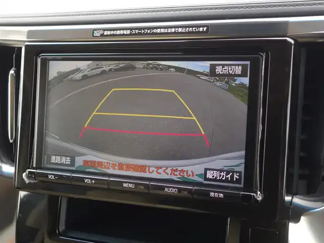 トヨタ アルファード X 山形県 2018(平30)年 9万km スティールブロンドM 純正フリップダウンモニター (V12T-R66C)/純正SDナビ/　　【CD DVD BT フルセグ MSV】/バックカメラ/両側パワースライドドア/レーダークルーズコントロール/LEDオートヘッドライト/純正16インチアルミホイール/コーナーセンサー/ステアリングスイッチ/MTモード付AT/電動格納ウィンカーミラー/フォグランプ/スマートキー×2/ETC