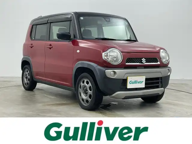 スズキ ハスラー G 岡山県 2017(平29)年 8.7万km フェニックスレッドパール/ブルーイッシュブラックパール 社外7インチメモリナビ　/型番：AVUC-RZ800/【フルセグTV/DVD/Bluetooth】/バックカメラ/ETC/衝突軽減ブレーキシステム/横滑り防止装置/社外フロアマット/プッシュスタート/スマートキー/スペアキー×１
