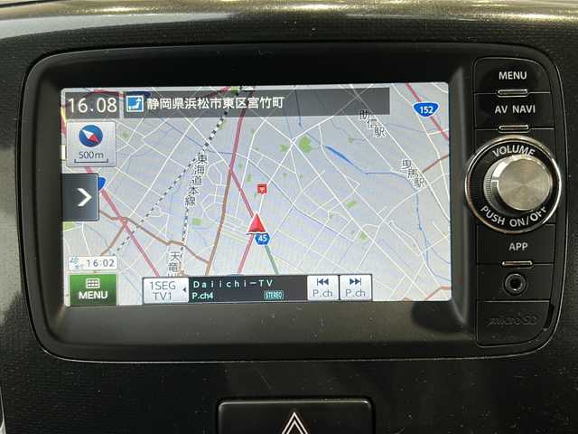 スズキ ワゴンＲ スティングレー X 石川県 2014(平26)年 6.5万km クリスタルホワイトP 純正SDナビ/・Bluetooth/・AM/・FM/・ワンセグTV/・USB/・HDMI/・iPod/・video/プリクラッシュ/・バックカメラ/・フロントグリルイルミネーション/・LEDヘッドライト/・フォグランプ/・オートライト/・純正アルミホイール/・純正フロアマット/・ステアリングリモコン/・シートヒーター/・スマートキー/・プッシュスタート/・ETC/・ドアバイザー