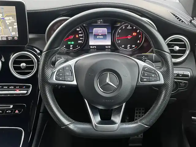 メルセデス・ベンツ ＧＬＣ２５０ 4マチック スポーツ 静岡県 2016(平28)年 8.8万km カバンサイトブルー レーダーセーフティパッケージ/ＡＣＣ　/ＨＵＤ/パークトロニック/純正ナビ　/地デジ　/３６０度カメラ　/半革シート　/メモリー付きＰＷシート　/シートヒーター/PWリアゲート/インテリジェントライト　/ＡＭＧ１９インチＡＷ　/スペアキー/保証書/取説
