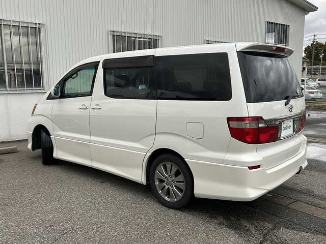 トヨタ アルファード Ｖ AS プレミアム アルカンターラ 富山県 2004(平16)年 12.1万km ホワイトパールマイカ ツインサンルーフ/両側パワースライドドア/純正HDDナビ(NHDT-W54V)/DVD再生/バックカメラ/ETC/純正17インチAW/後席モニター(V7T-R54)/電格ドアミラー/キーレスエントリー/HIDヘッドライト/フォグ/純正フロアマット/皮巻きステアリング/純正ドアバイザー/ISOFIX対応/ステアリングスイッチ/バニティミラー(D/N)/保証書・スペアキー×２