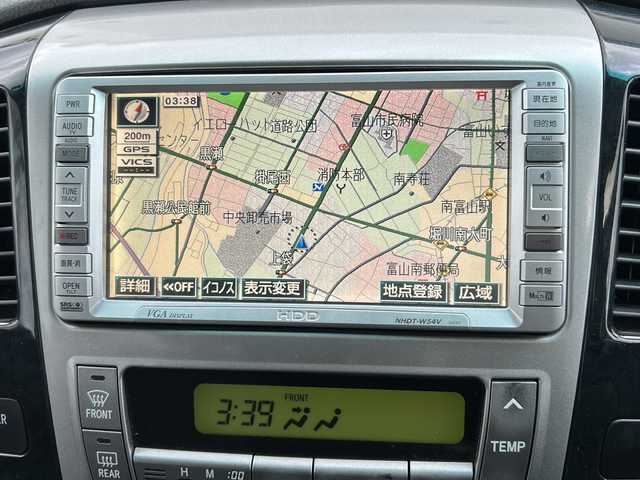 トヨタ アルファード Ｖ AS プレミアム アルカンターラ 富山県 2004(平16)年 12.1万km ホワイトパールマイカ ツインサンルーフ/両側パワースライドドア/純正HDDナビ(NHDT-W54V)/DVD再生/バックカメラ/ETC/純正17インチAW/後席モニター(V7T-R54)/電格ドアミラー/キーレスエントリー/HIDヘッドライト/フォグ/純正フロアマット/皮巻きステアリング/純正ドアバイザー/ISOFIX対応/ステアリングスイッチ/バニティミラー(D/N)/保証書・スペアキー×２