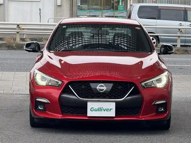 日産 スカイライン 400R 愛知県 2019(令1)年 4万km カーマインレッド /禁煙//ワンオーナー//BOSEサウンド//メーカーナビ//フルセグ//TVキャンセラー//CD/DVD/BT/SD/USB/iPod/AM/FM//AppleCarPlay/AndroidAuto//アラウンドビューモニター//ドライブレコーダー//ビルトインETC//純正19AW//黒革//メモリ付きパワーシート//シートヒーター//オートリトラウィンカーミラー//LEDオートライト/フォグランプ//革巻きステアリング//ステアリングスイッチ//パドルシフト//コーナーセンサー//エマージェンシーブレーキ//LDW/BSI/BSM//レーダークルーズコントロール//スマートキー//プッシュスタート//純正フロアマット//保証書//取扱説明書//ディーラー記録簿//スペアキー