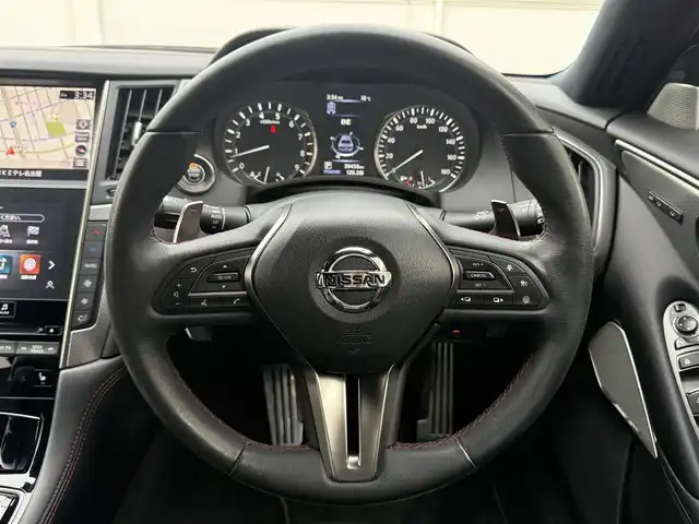 日産 スカイライン 400R 愛知県 2019(令1)年 4万km カーマインレッド /禁煙//ワンオーナー//BOSEサウンド//メーカーナビ//フルセグ//TVキャンセラー//CD/DVD/BT/SD/USB/iPod/AM/FM//AppleCarPlay/AndroidAuto//アラウンドビューモニター//ドライブレコーダー//ビルトインETC//純正19AW//黒革//メモリ付きパワーシート//シートヒーター//オートリトラウィンカーミラー//LEDオートライト/フォグランプ//革巻きステアリング//ステアリングスイッチ//パドルシフト//コーナーセンサー//エマージェンシーブレーキ//LDW/BSI/BSM//レーダークルーズコントロール//スマートキー//プッシュスタート//純正フロアマット//保証書//取扱説明書//ディーラー記録簿//スペアキー