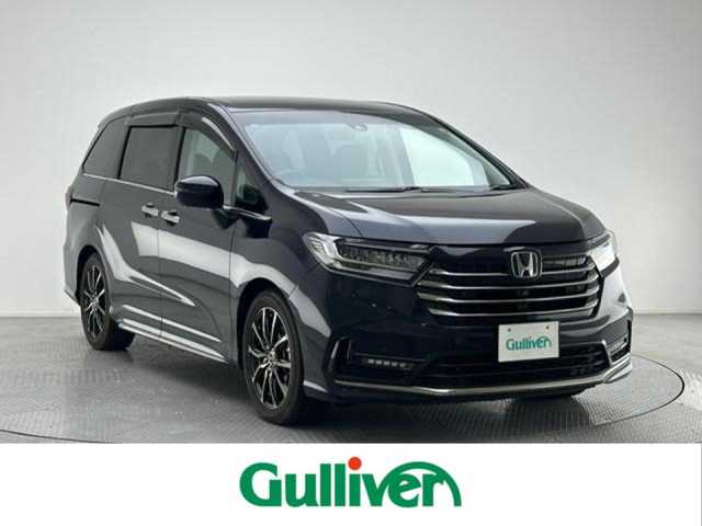 ホンダ オデッセイ ハイブリッド e:HEVアブソルート EX 兵庫県 2020(令2)年 1.8万km プレミアムヴィーナスブラックP 純正１０型ナビ　ＨＤＭＩ　全方位カメラ　純正後席モニター　ＡｐｐｌｅＣａｒＰｌａｙ　電動リアゲート　パーキングアシスト　ホンダセンシング　衝突軽減　レーダークルーズ　両側パワスラ　純正ドラレコ　ＥＴＣ　禁煙車