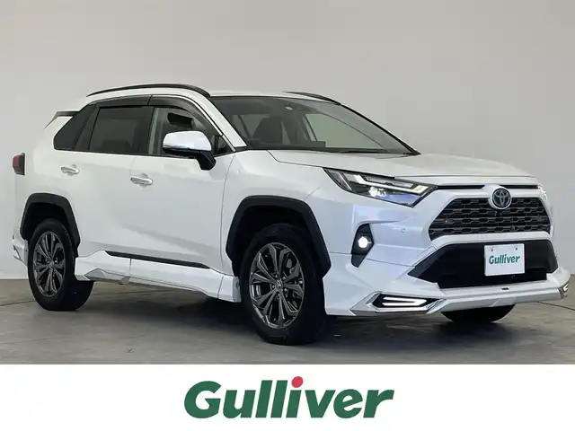 トヨタ ＲＡＶ４ ハイブリットG 埼玉県 2022(令4)年 3.8万km ホワイトパールクリスタルシャイン モデリスタエアロ パノラミックビューモニター 純正9インチディスプレイオーディオ セーフティセンス BSM ワイヤレス充電 シートヒーター ベンチレーション ワンオーナー ステアリングヒーター