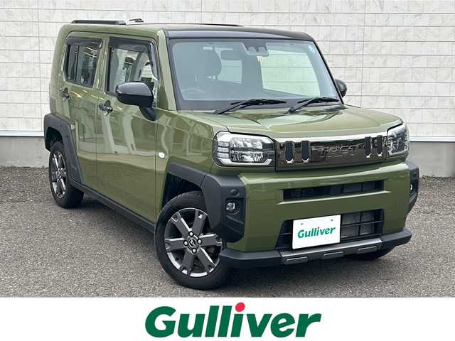 ダイハツ タフト G ダーククロムベンチャー 福島県 2022(令4)年 3.1万km フォレストカーキメタリック 次世代スマアシ　ガラスルーフ　ナビ　ＬＥＤライト　シートヒーター　バックＣ　フォグランプ　アイドリングストップ　コーナーセンサー　スマートキー　電動パーキング　ＵＳＢ　Ｂｌｕｅｔｏｏｔｈ　純正１５ＡＷ
