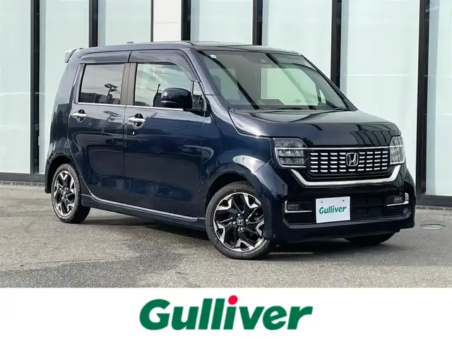 ホンダ Ｎ ＷＧＮ カスタム Lターボ ホンダS 大阪府 2021(令3)年 6万km ミッドナイトブルービームM 純正８インチナビ　/   TV/CD/DVD/Bluetooth/USB　/バックモニター　/衝突軽減ブレーキ/リアコーナーセンサー/レーダークルーズコントロール/レーンキープアシスト/パドルシフト　/アイドリングストップ　/純正フロアマット/前後ドライブレコーダー/純正15インチアルミホイール　/プッシュスタート　/スマートキー/ターボ車　/ビルトインＥＴＣ　/ＬＥＤ
