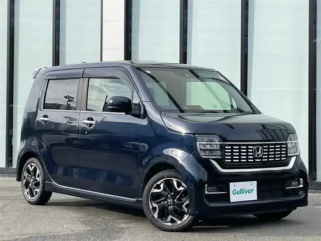ホンダ Ｎ ＷＧＮ カスタム Lターボ ホンダS 大阪府 2021(令3)年 6万km ミッドナイトブルービームM 純正８インチナビ　/   TV/CD/DVD/Bluetooth/USB　/バックモニター　/衝突軽減ブレーキ/リアコーナーセンサー/レーダークルーズコントロール/レーンキープアシスト/パドルシフト　/アイドリングストップ　/純正フロアマット/前後ドライブレコーダー/純正15インチアルミホイール　/プッシュスタート　/スマートキー/ターボ車　/ビルトインＥＴＣ　/ＬＥＤ