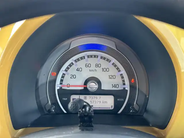 スズキ ハスラー G ターボ 奈良県 2016(平28)年 5.8万km アクティブイエロー/ブラック2トーンルーフ 純正ナビ/（フルセグ／ＢＴ／ＣＤ／ＤＶＤ）/衝突軽減システム/横滑り防止/アイドリングストップ/シートヒーター/電動格納ミラー/プッシュスタート/スマートキー
