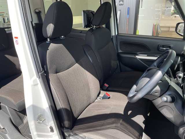 三菱 ｅＫスペース カスタムG e－アシスト 愛知県 2016(平28)年 6.2万km シルキーホワイト SDナビ　ＳＤカードなし/後席モニター/片側パワースライド/バックカメラ/純正アルミホイール/衝突軽減システム/フルセグ/CD DVD/Bluetooth/スマートキー/プッシュスタート