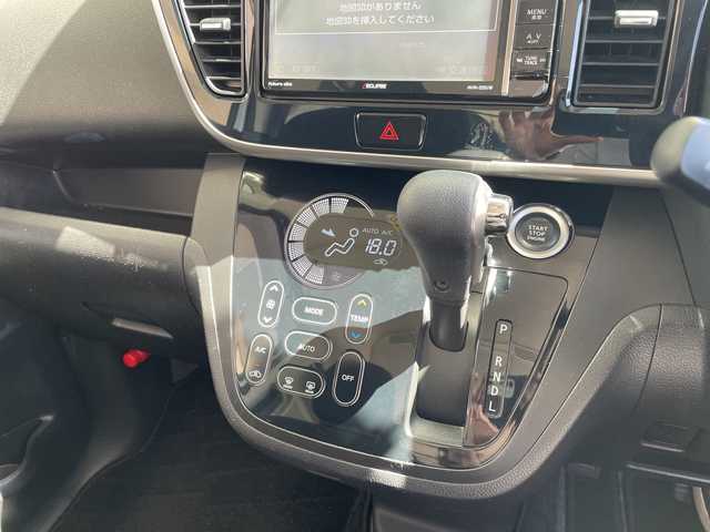 三菱 ｅＫスペース カスタムG e－アシスト 愛知県 2016(平28)年 6.2万km シルキーホワイト SDナビ　ＳＤカードなし/後席モニター/片側パワースライド/バックカメラ/純正アルミホイール/衝突軽減システム/フルセグ/CD DVD/Bluetooth/スマートキー/プッシュスタート