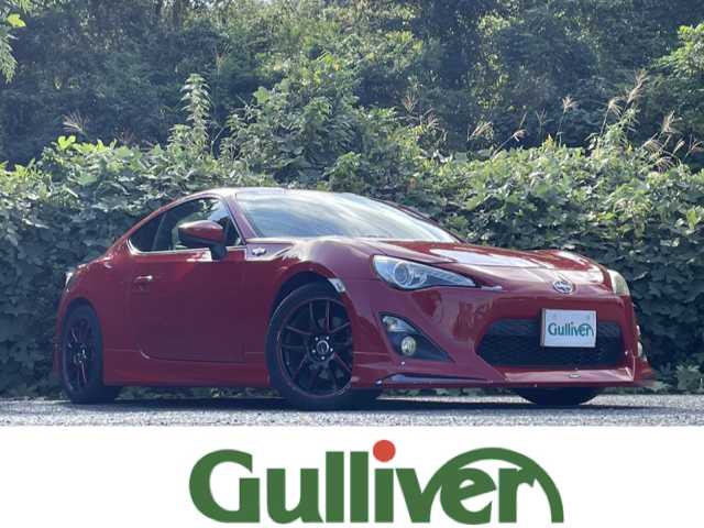 トヨタ ８６ GT 大分県 2014(平26)年 10.1万km ライトニングレッド モデリスタエアロ/WORK17インチアルミホイール/ガナドールマフラー/車高調（レンチなし）/純正ナビ/地デジ/Bluetooth/純正HIDヘッドライト/オートライトコントロール/スマートキー/エンジンプッシュスタート/ETC