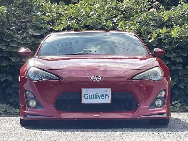 トヨタ ８６ GT 大分県 2014(平26)年 10.1万km ライトニングレッド モデリスタエアロ/WORK17インチアルミホイール/ガナドールマフラー/車高調（レンチなし）/純正ナビ/地デジ/Bluetooth/純正HIDヘッドライト/オートライトコントロール/スマートキー/エンジンプッシュスタート/ETC