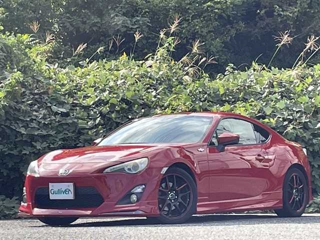 トヨタ ８６ GT 大分県 2014(平26)年 10.1万km ライトニングレッド モデリスタエアロ/WORK17インチアルミホイール/ガナドールマフラー/車高調（レンチなし）/純正ナビ/地デジ/Bluetooth/純正HIDヘッドライト/オートライトコントロール/スマートキー/エンジンプッシュスタート/ETC