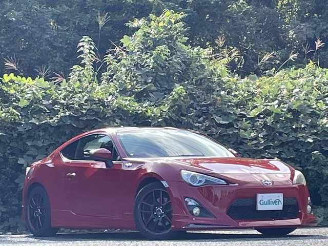 トヨタ ８６ GT 大分県 2014(平26)年 10.1万km ライトニングレッド モデリスタエアロ/WORK17インチアルミホイール/ガナドールマフラー/車高調（レンチなし）/純正ナビ/地デジ/Bluetooth/純正HIDヘッドライト/オートライトコントロール/スマートキー/エンジンプッシュスタート/ETC