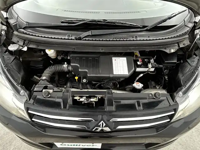 三菱 ｅＫワゴン E 大分県 2017(平29)年 3.7万km アメジストブラック 社外ナビ（AVIC-RZ300）/CD/DVD/AM/FM/シートヒーター/フロアマット/パワーウィンドウ/パワーステアリング/ベンチシート